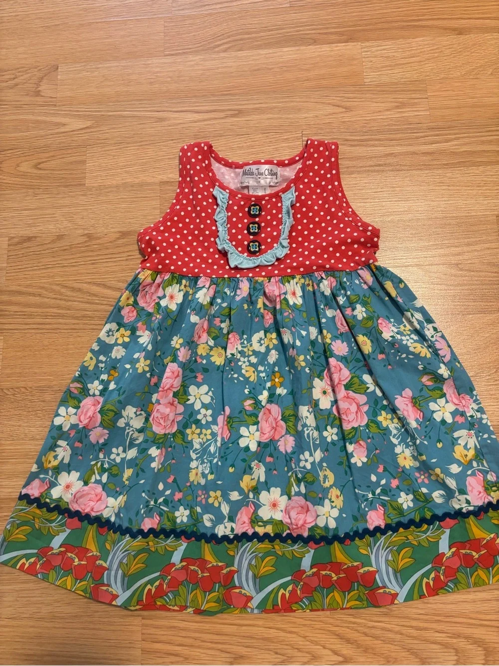“Matilda Jane” dress with matching shorties size 4 in EUC